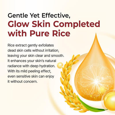Peel Shot Glow Rice Ampoule Duo - Brightening, Exfoliating & Moisturizing Serum Set - 50% OFF