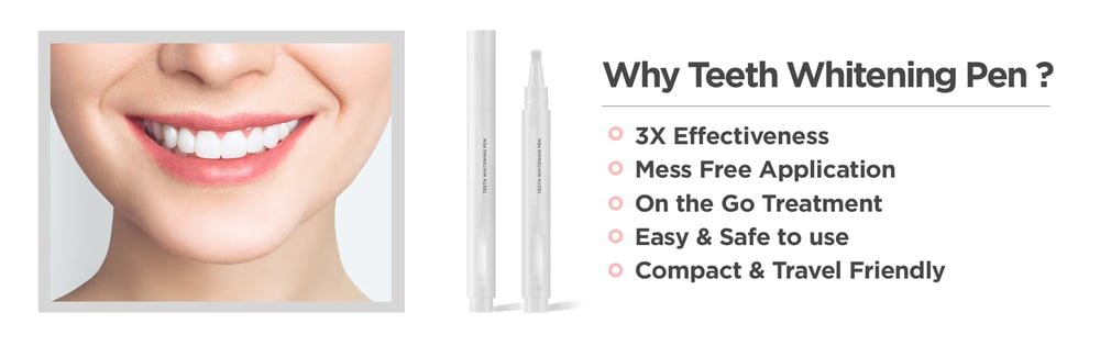 Pearl White Pen - A Whiter Smile in 30 Seconds - 1+1 FREE
