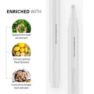 Pearl White Pen - A Whiter Smile in 30 Seconds - 1+1 FREE