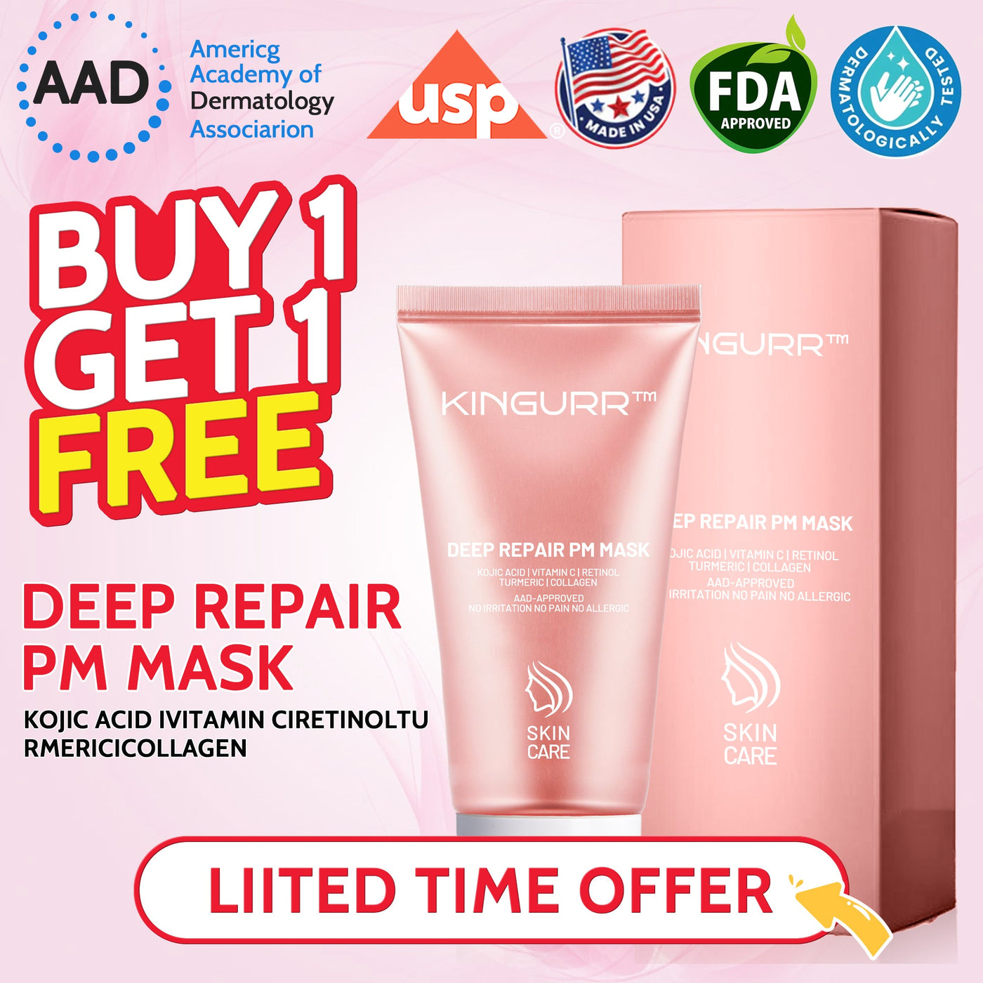 YouthRenew PM Mask – Wake Up to Radiant, Youthful Skin - 1+1 FREE