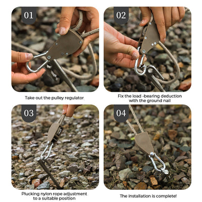 The GripTide - A Perfect, Taut Campsite in Seconds - 50% OFF