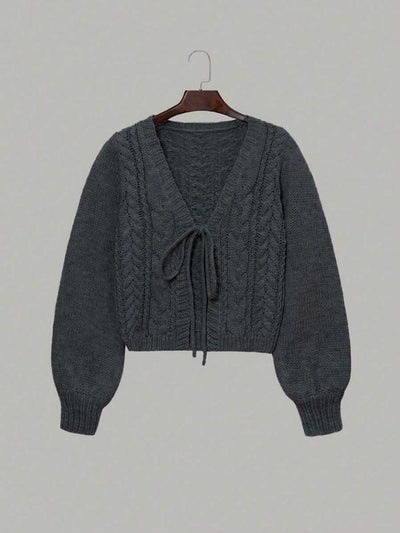 The Lantern Sleeve Cardigan - Effortless Year-Round Style + 50% OFF