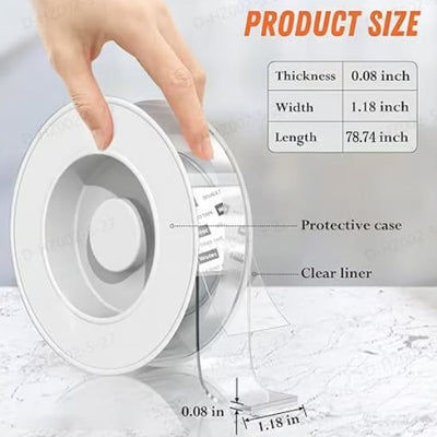 The NanoGrip Mounting Tape - Hang Anything, Damage-Free + 1+1 FREE