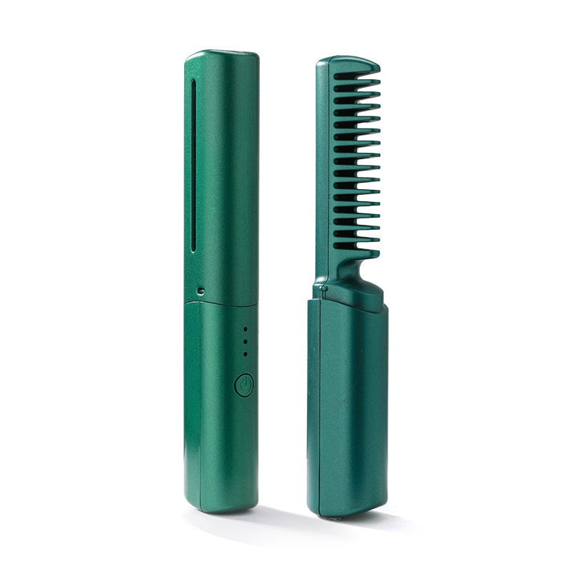 GlamGlide Rechargeable Hair Straightening Comb – Style Anytime, Anywhere - 60% OFF
