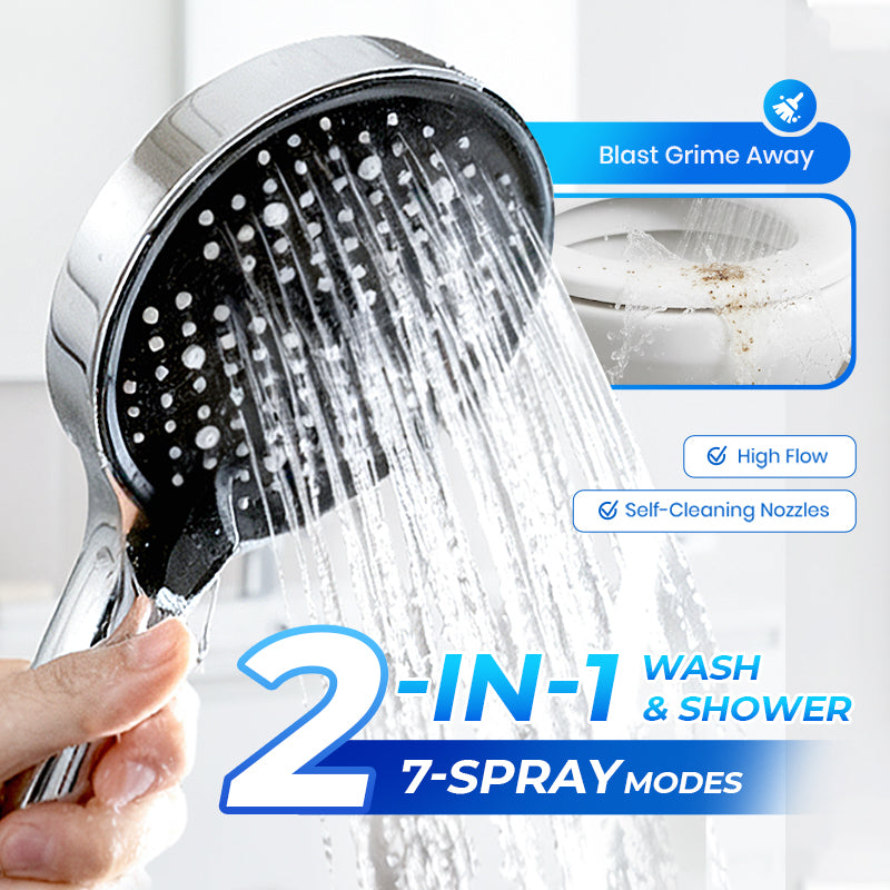 HydroBlast PowerShower - The Ultimate 2-in-1 Shower & Cleaner - 50% OFF