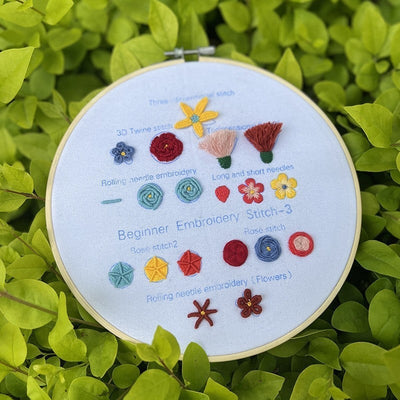 The Mindful Stitch Embroidery Kit - Learn Embroidery, Stress-Free + 50% OFF