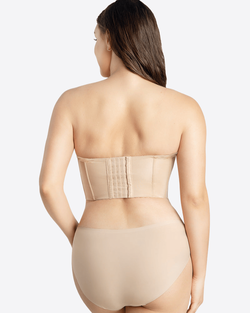 BackBare Low Back Strapless Bra Invisible Support for Backless Styles - Comfortable Shaping Without the Straps - 50% OFF