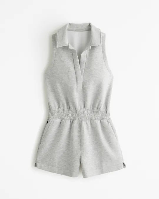 FlexFit Polo Romper – Effortless Style and All-Day Comfort - 50% OFF