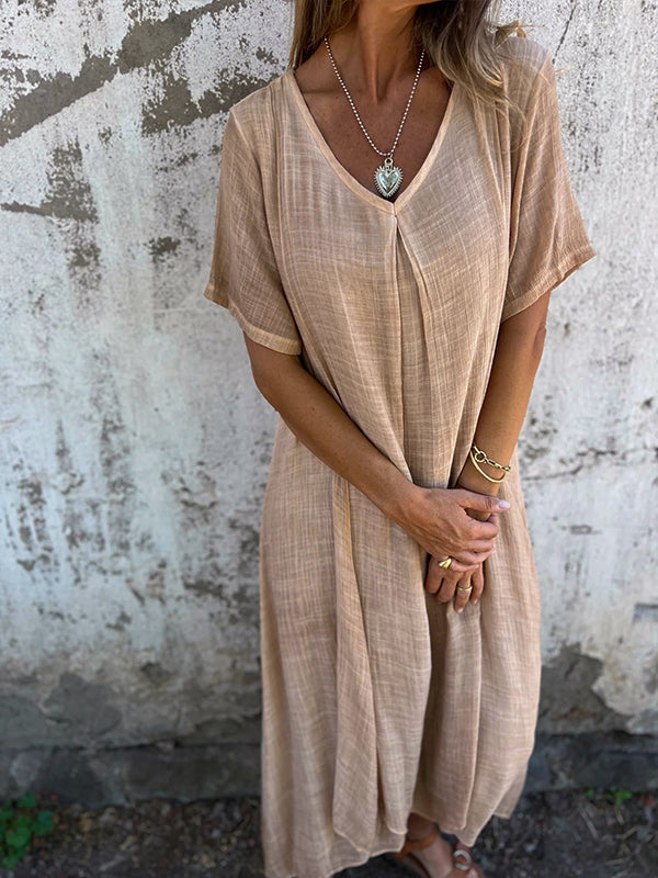 Ease & Flow Midi Dress – Effortless Style, All-Day Comfort - 60% OFF