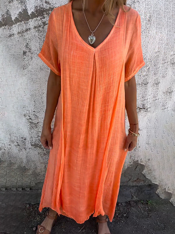 Ease & Flow Midi Dress – Effortless Style, All-Day Comfort - 60% OFF
