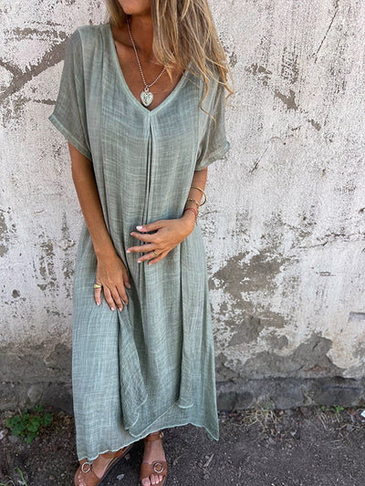 Ease & Flow Midi Dress – Effortless Style, All-Day Comfort - 60% OFF