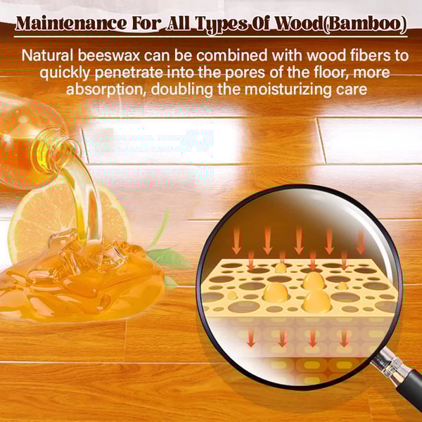Natural Beeswax & Orange Oil Wood Conditioner - 50% OFF