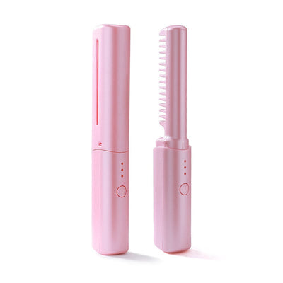 GlamGlide Rechargeable Hair Straightening Comb – Style Anytime, Anywhere - 60% OFF