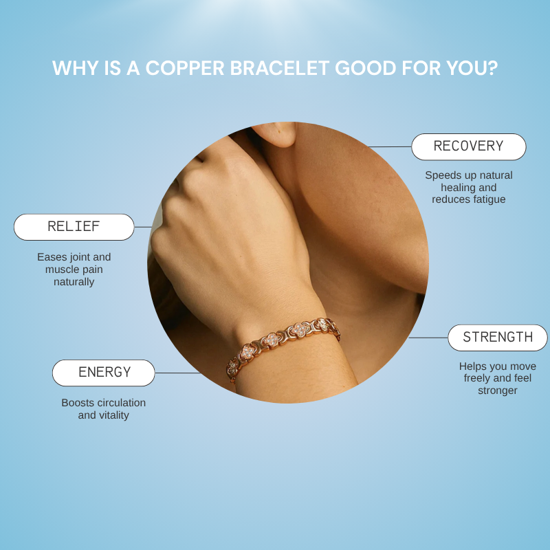 The MagnaCalm Copper Bracelet - Relief Disguised as Jewelry + 50% OFF