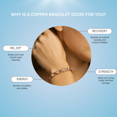 The MagnaCalm Copper Bracelet - Relief Disguised as Jewelry + 50% OFF
