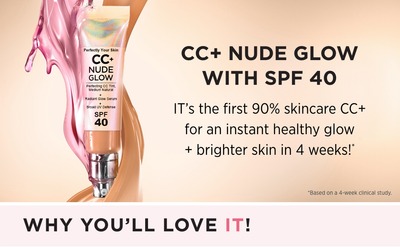 LuminEssence Veil + Radiant Perfection, Weightless Protection - 50% OFF + Free Brush
