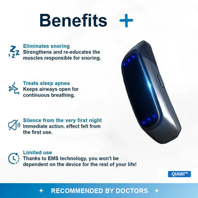 SilentEase Smart Anti-Snoring Device – Restful Sleep, Every Night - 60% OFF