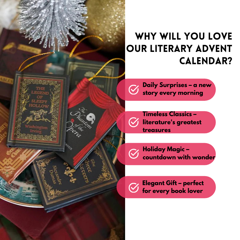 The Literary Advent Calendar - Unwrap a Classic Each Day + 50% OFF