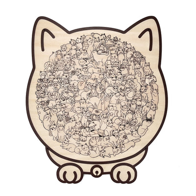 The Cat-Shaped Puzzle - The Purr-fect Gift for Stress Relief + 50% OFF