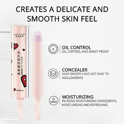 PoreInvisible Waterproof Face Primer Stick – Matte, Flawless, and Smooth Finish - 50% OFF