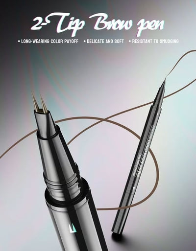 Microblade Brow Pen for Natural Fullness – Unlock Naturally Full, Defined Brows in Seconds - 1+1 FREE