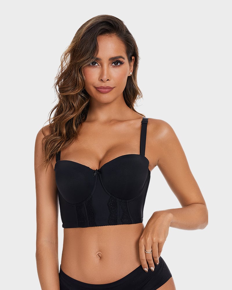 BackBare Low Back Strapless Bra Invisible Support for Backless Styles - Comfortable Shaping Without the Straps - 50% OFF