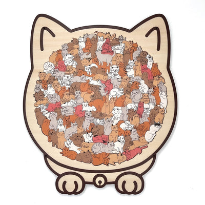 The Cat-Shaped Puzzle - The Purr-fect Gift for Stress Relief + 50% OFF