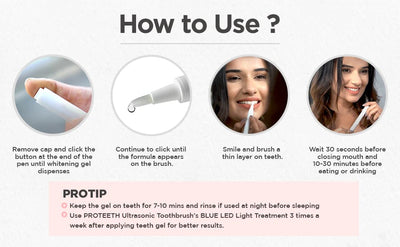 Pearl White Pen - A Whiter Smile in 30 Seconds - 1+1 FREE
