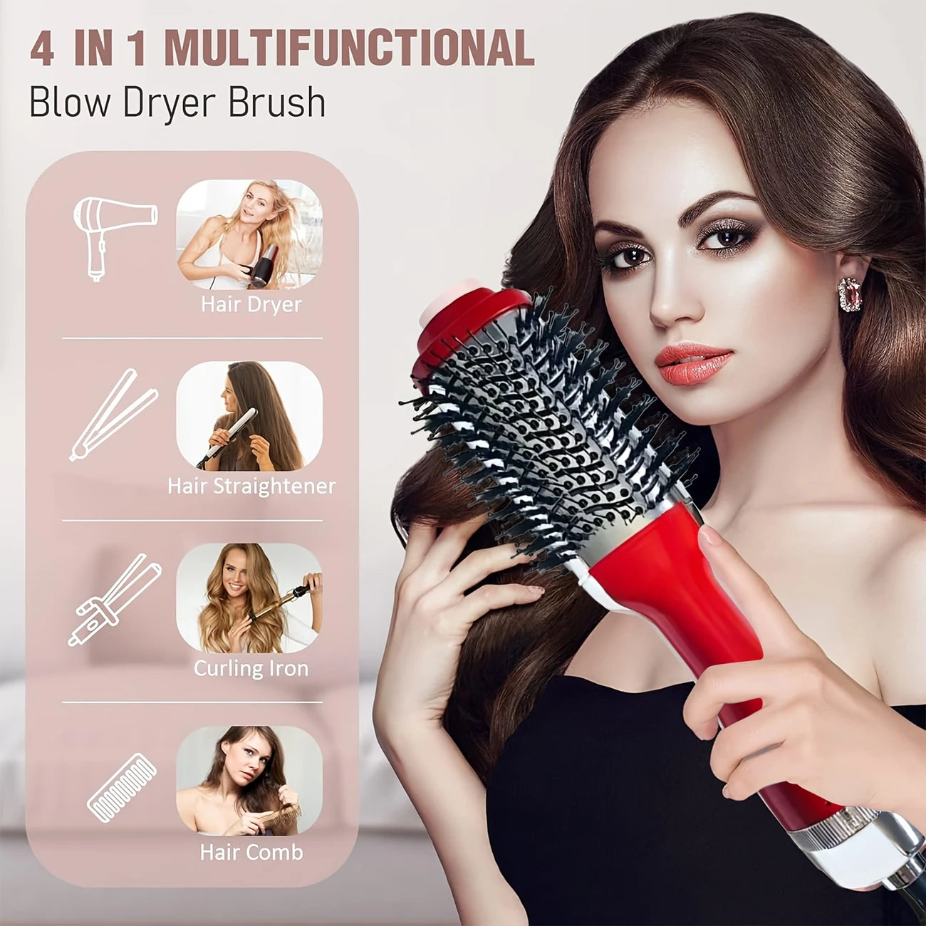 2-in-1 Hot Air Styler and Rotating Hair Dryer
