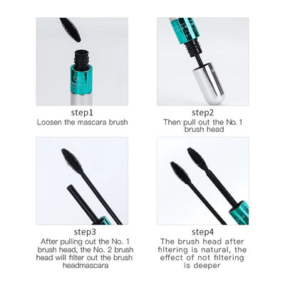 Vibely 4D Long-Lasting Mascara – Two Brushes, One Stunning Look - 50% OFF