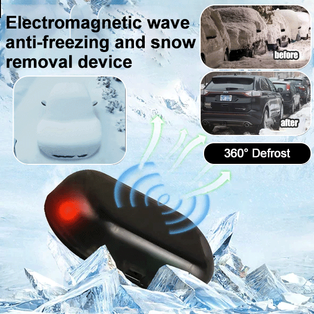 The FrostGuard De-Icer - A Clear Car, With a Flick of a Switch + 1+1 FREE