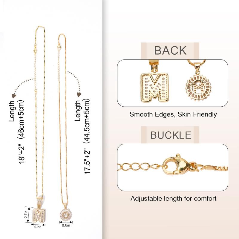 GlowLetter Letter Pendant Necklaces – Personalized Elegance for Every Occasion - 60% OFF