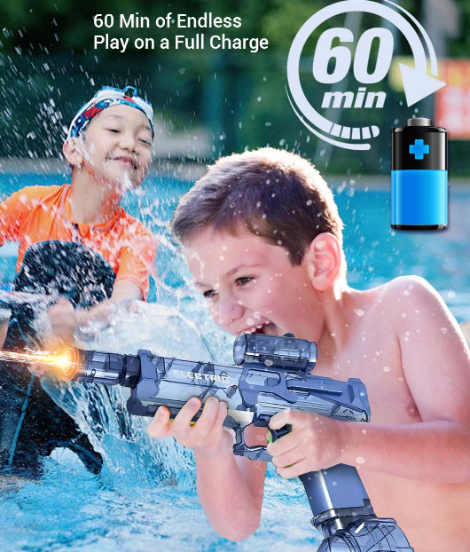 Quick Mode Ice Blast Gun Water Gun – Electric Jet Spray - 50% OFF