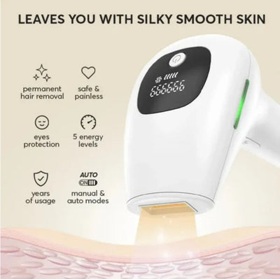 GlowBare IPL Hair Remover – Silky Skin Starts at Home - 50% OFF
