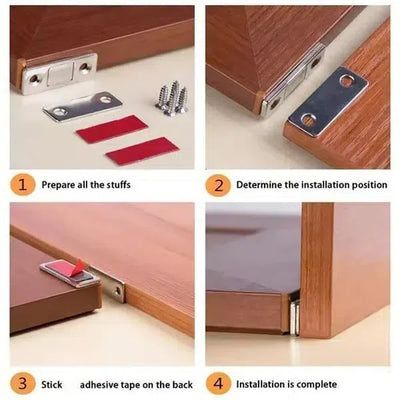 InvisiHold – End Slamming Doors & Messy Cabinets Without Changing Your Kitchen's Look - 1+5 FREE