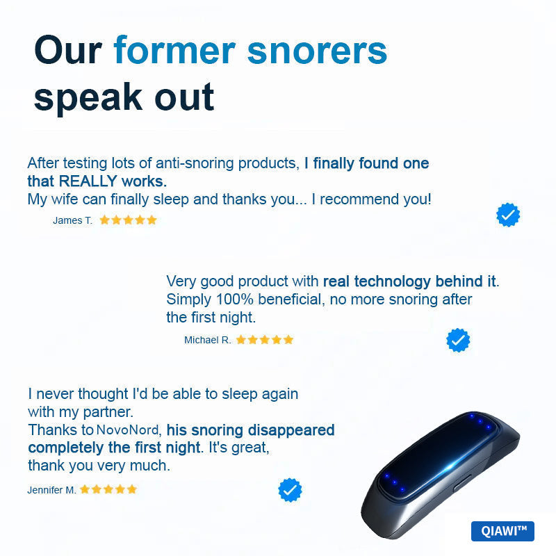 SilentEase Smart Anti-Snoring Device – Restful Sleep, Every Night - 60% OFF