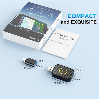 WirelessDrive Connect – Effortless CarPlay & Android Auto - 60% OFF