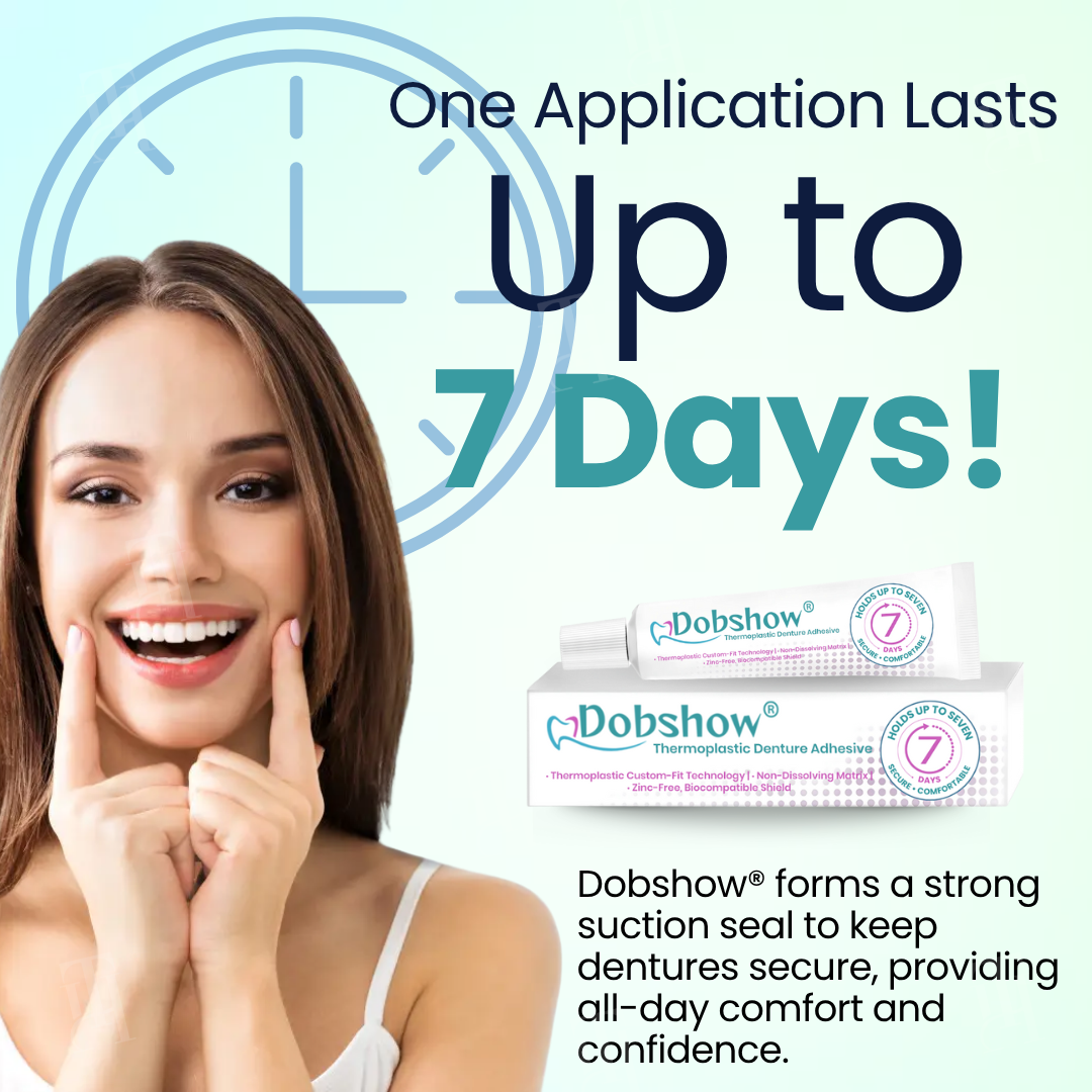 Thermoplastic Adhesive - 7-Day Denture Freedom + 50% OFF