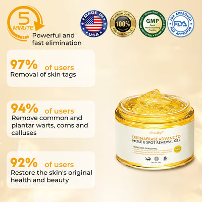 ClearSkin Erase Gel – Target Dark Spots, Moles & Blemishes with Precision - 50% OFF