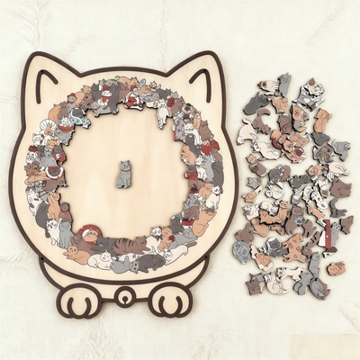 The Cat-Shaped Puzzle - The Purr-fect Gift for Stress Relief + 50% OFF