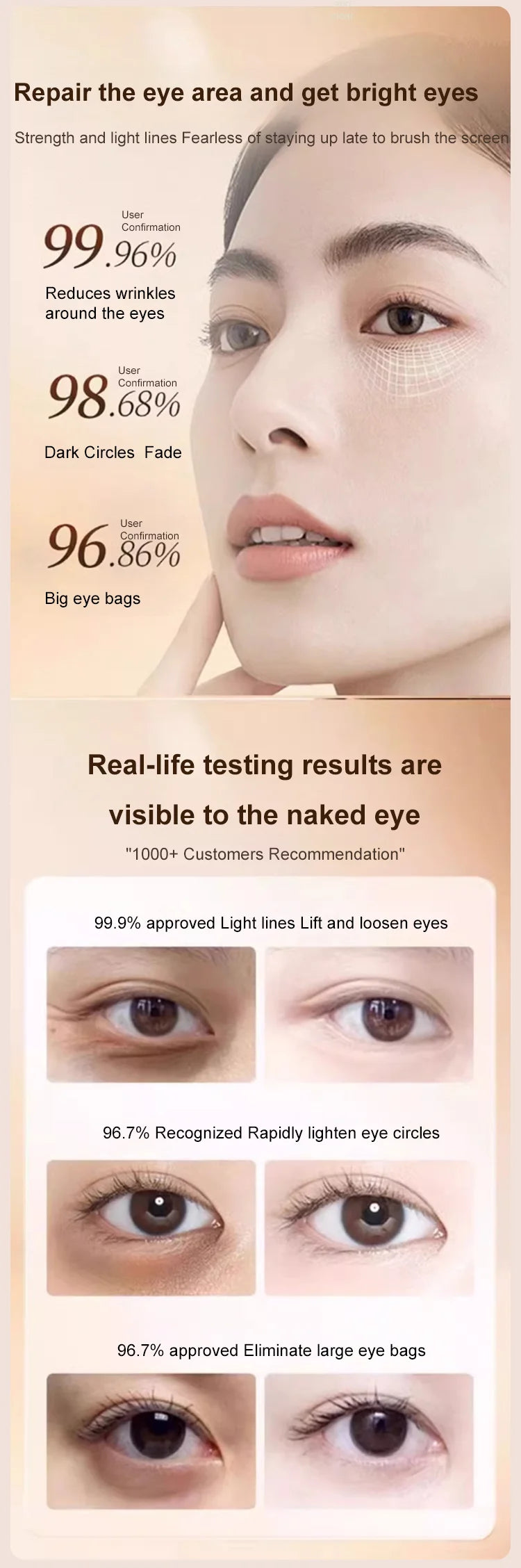 LumiBright Eye Cream - Erase Tired-Looking Eyes - 50% OFF