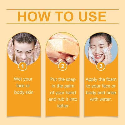 AuraBright Turmeric Soap - Your Luminous Skin Secret - 50% OFF