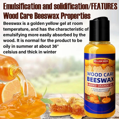 Natural Beeswax & Orange Oil Wood Conditioner - 50% OFF