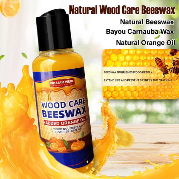 Natural Beeswax & Orange Oil Wood Conditioner - 50% OFF