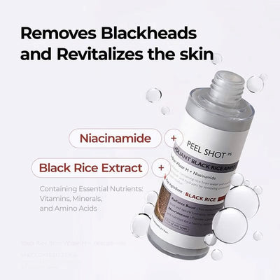 Peel Shot Glow Rice Ampoule Duo - Brightening, Exfoliating & Moisturizing Serum Set - 50% OFF