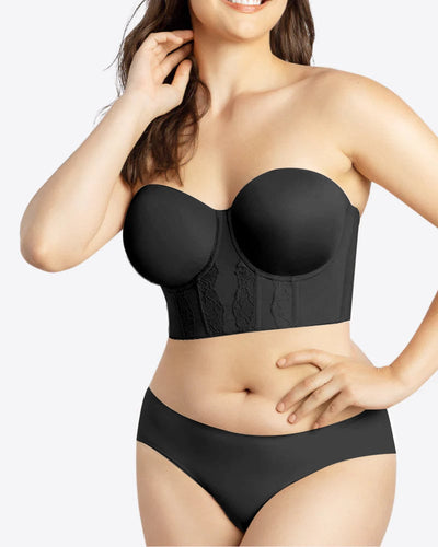 BackBare Low Back Strapless Bra Invisible Support for Backless Styles - Comfortable Shaping Without the Straps - 50% OFF