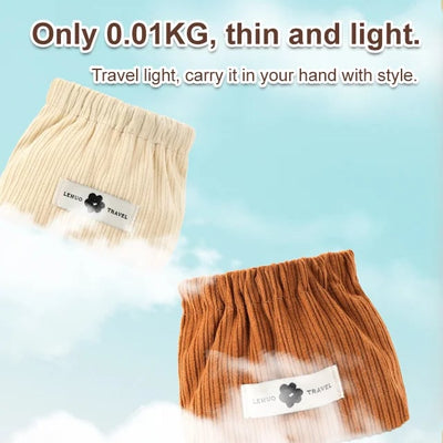 TieNest Corduroy Hair Tie Organizer - Chic Storage for Scrunchies & Bands - 50% OFF