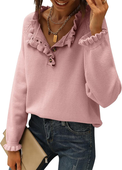 The PetalKnit Sweater - Effortless Feminine Charm - 50% OFF
