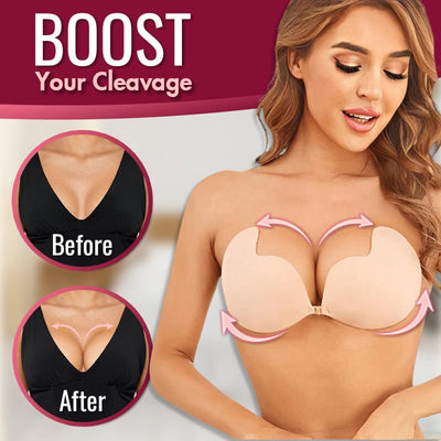 CurveLift Invisible Push-Up Bra – Seamless Support with Zero Straps - 1+1 FREE