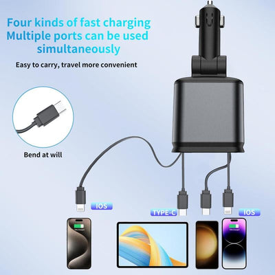 The AutoGlide Charger - The End of Car Cable Clutter - 50% OFF